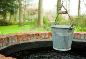 Bucket of a well